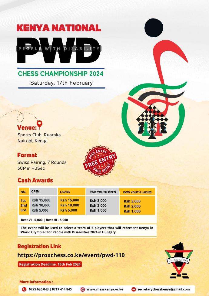 Kenya National PWD Chess Championship 2024